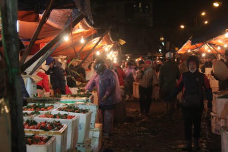 Muôn cảnh “oằn mình” mưu sinh trong đêm rét buốt